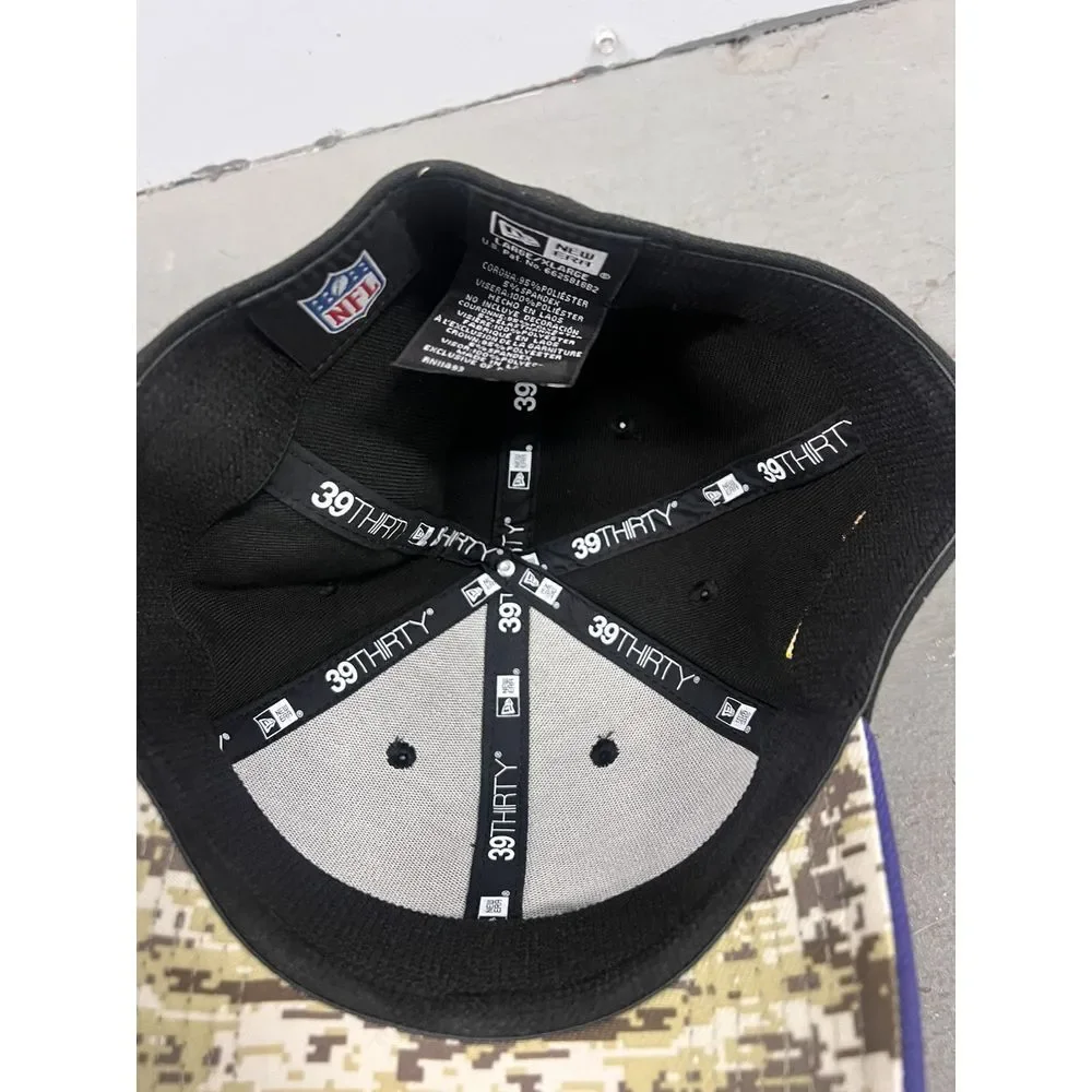 New Era Baltimore Ravens‎ Salute to Service Baseball Cap NFL Camo Hat Adjustable